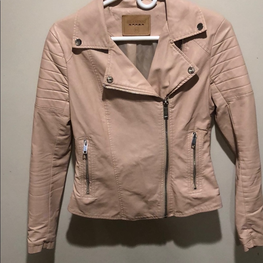 Faux leather jacket